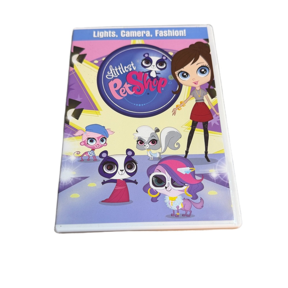 Littlest Pet Shop Lights Camera Fashion DVD 2013 Hasbro Shout Kids Animated 5 Ep